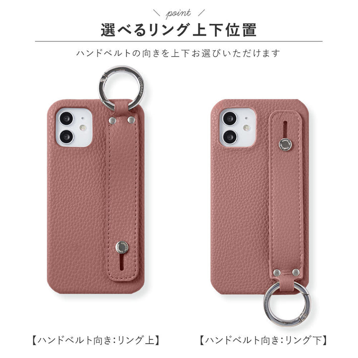 Cuir végan texturé couleur fumée avec sangle de main, coque arrière pour la série Google Pixel