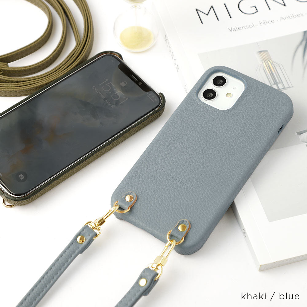 Cuir végan texturé Couleur fumée Avec bandoulière Étui arrière Série Google Pixel