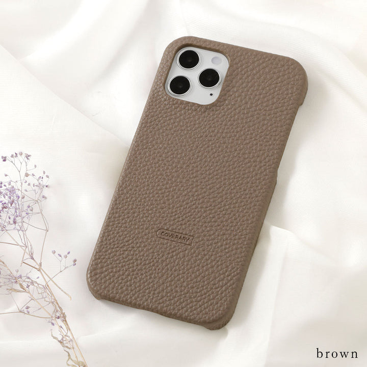 Vegan leather textured back case for Google Pixel series