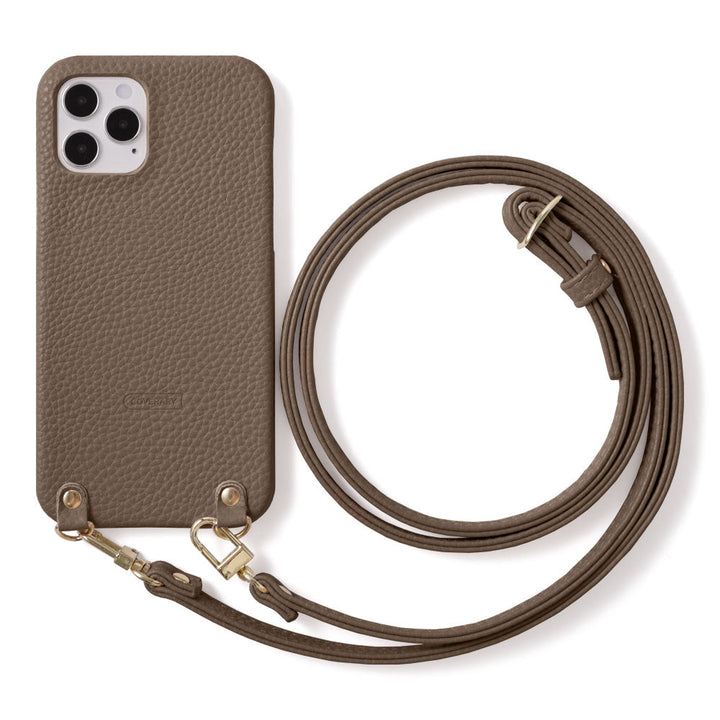 Vegan leather with embossed texture, shoulder strap included, back case for Google Pixel series