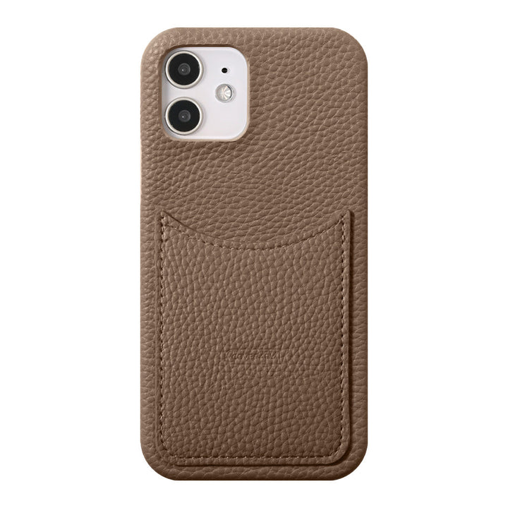 Vegan leather textured smiley pocket back case for Google Pixel series