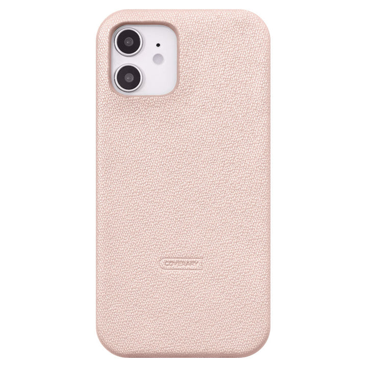 Vegan leather pearl color back case iPhone series