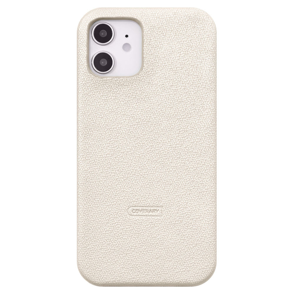 Vegan leather pearl color back case iPhone series