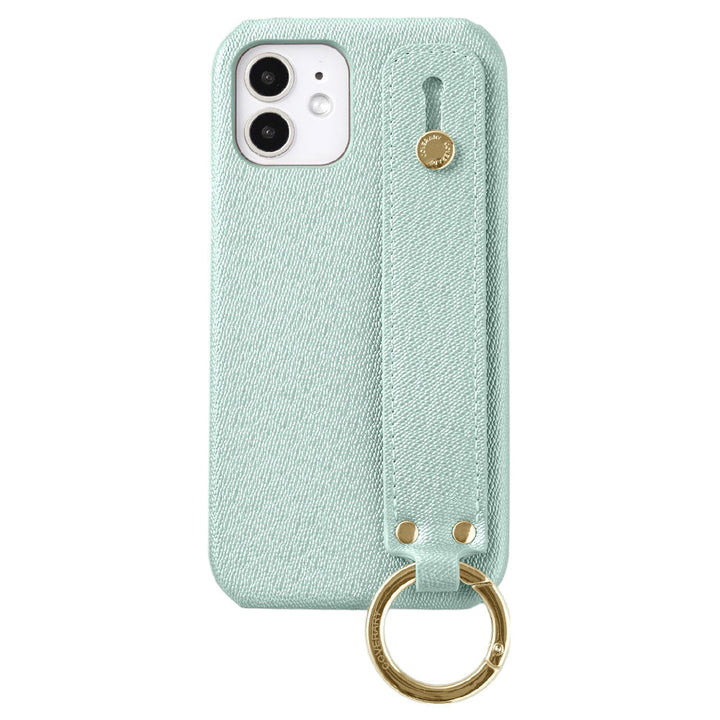 Vegan Leather Pearl Color Back Case with Hand Belt for Google Pixel Series