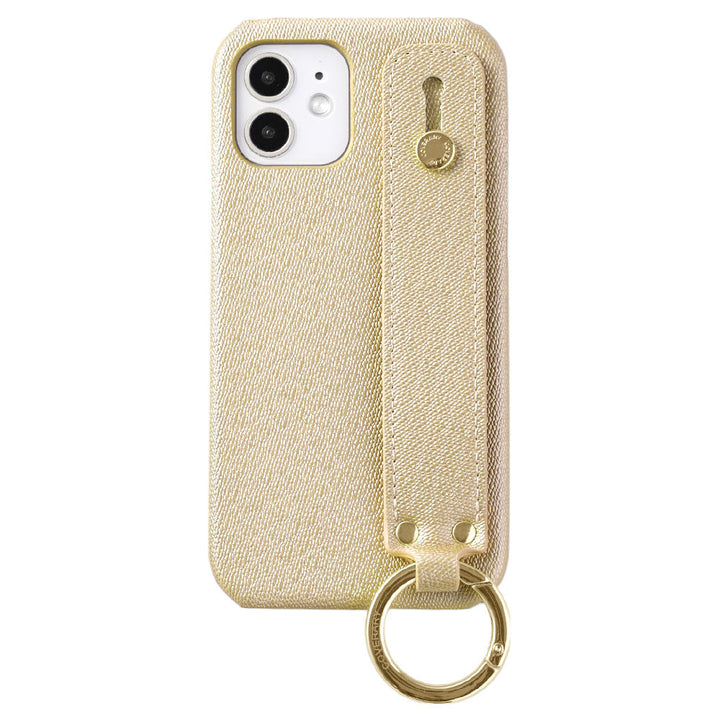 Vegan Leather Pearl Color Back Case with Hand Belt for Google Pixel Series
