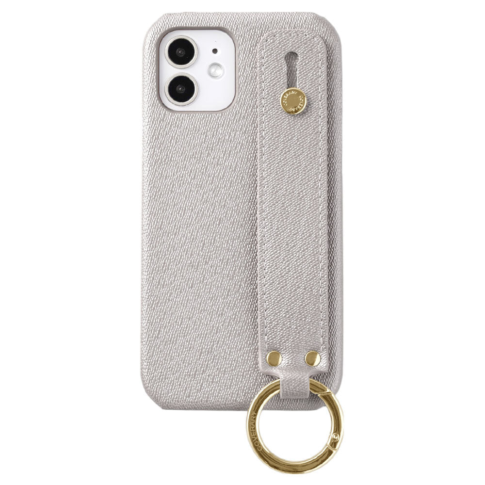 Vegan Leather Pearl Color Back Case with Hand Belt for Google Pixel Series