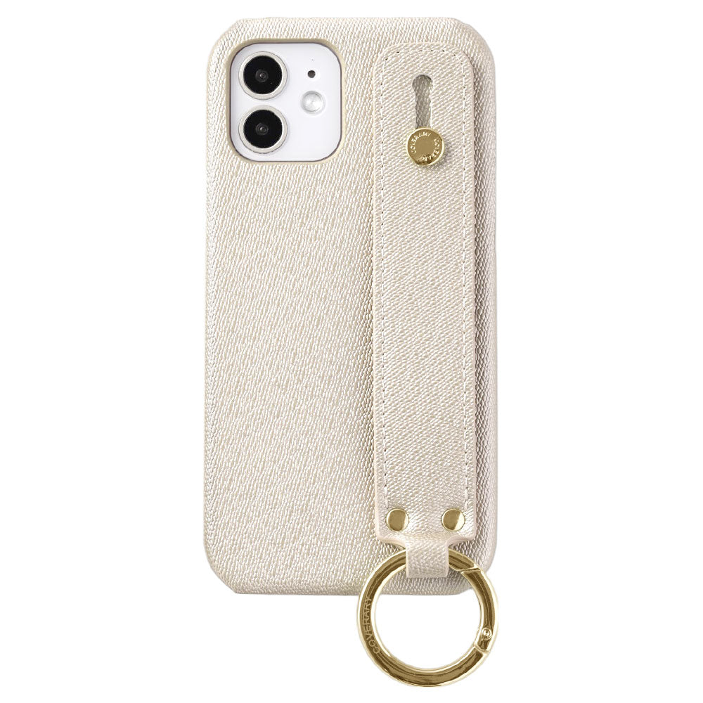 Vegan Leather Pearl Color Back Case with Hand Belt for Google Pixel Series
