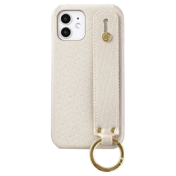 Vegan Leather Pearl Color Back Case with Hand Belt for Google Pixel Series
