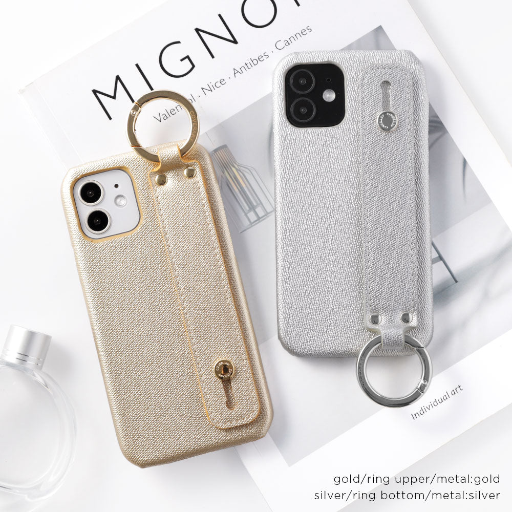 Vegan Leather Pearl Color Back Case with Hand Belt for Google Pixel Series