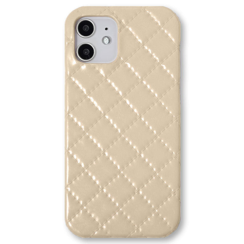 Vegan leather quilted back case for Google Pixel series