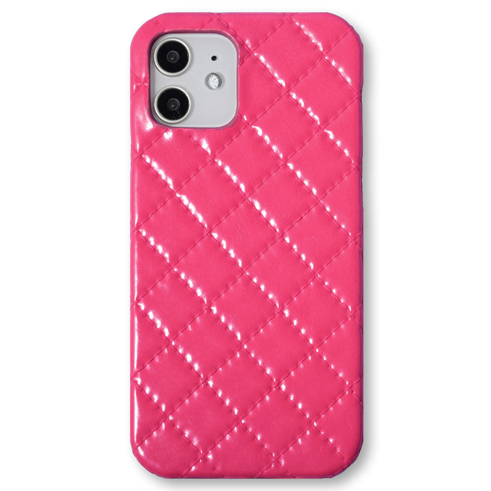 Vegan leather quilted back case for Google Pixel series
