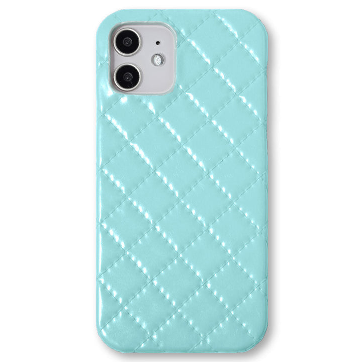 Vegan leather quilted back case for Google Pixel series