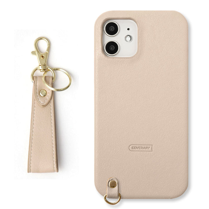 Cuir végan tissu lisse avec sangle pour doigt couleur terne coque arrière série Google Pixel