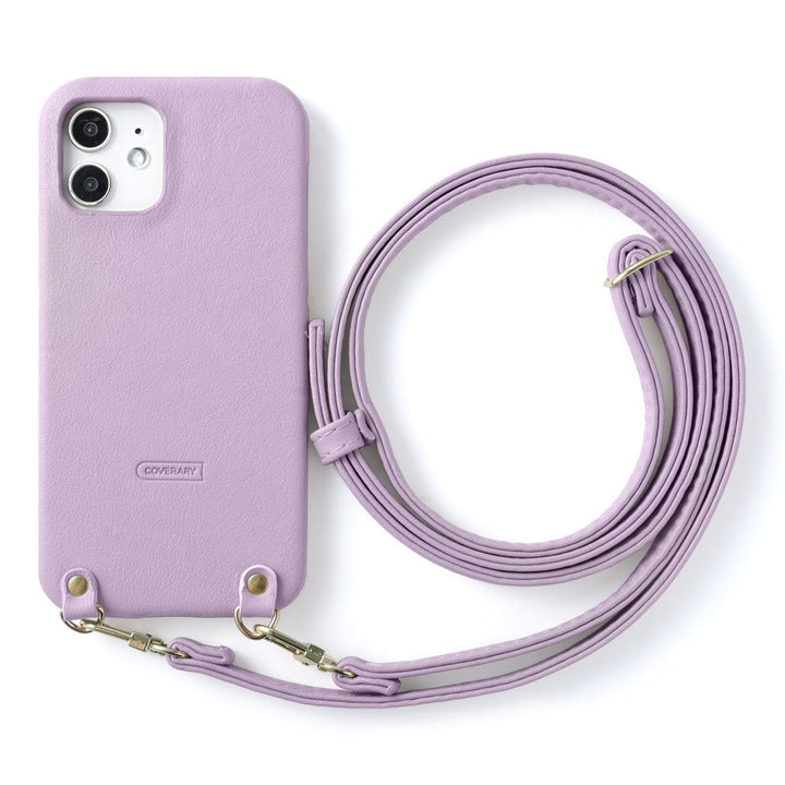 ヴィーガンレザー スムース生地 くすみカラー ショルダーストラップ付き 背面ケース Google Pixelシリーズ