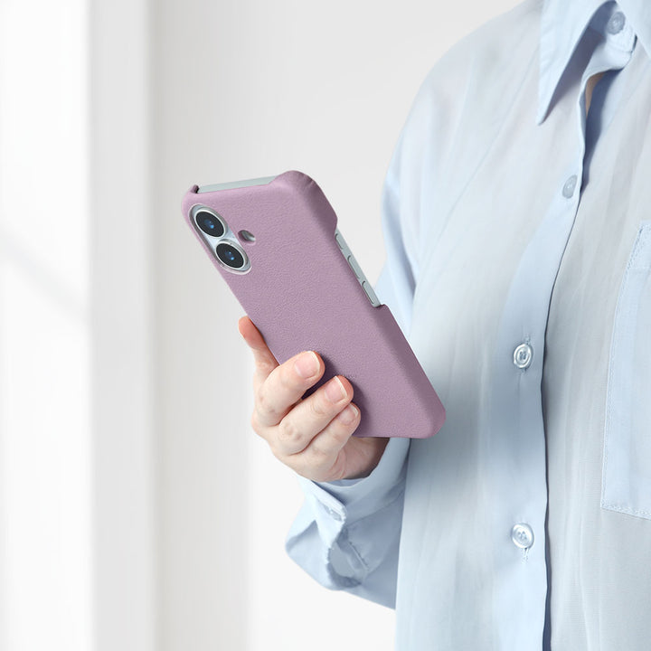 Coque arrière en cuir végan pastel terne compatible Samsung Galaxy Z Flip