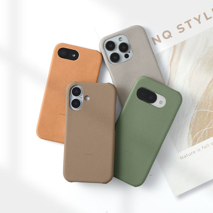 Cuir végan pastel terne coque arrière série Android One
