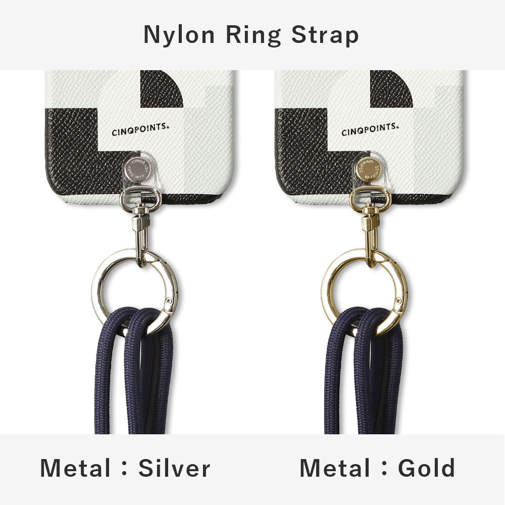 Cinqpoints STAIRS Étui arrière en cuir véritable collaboration