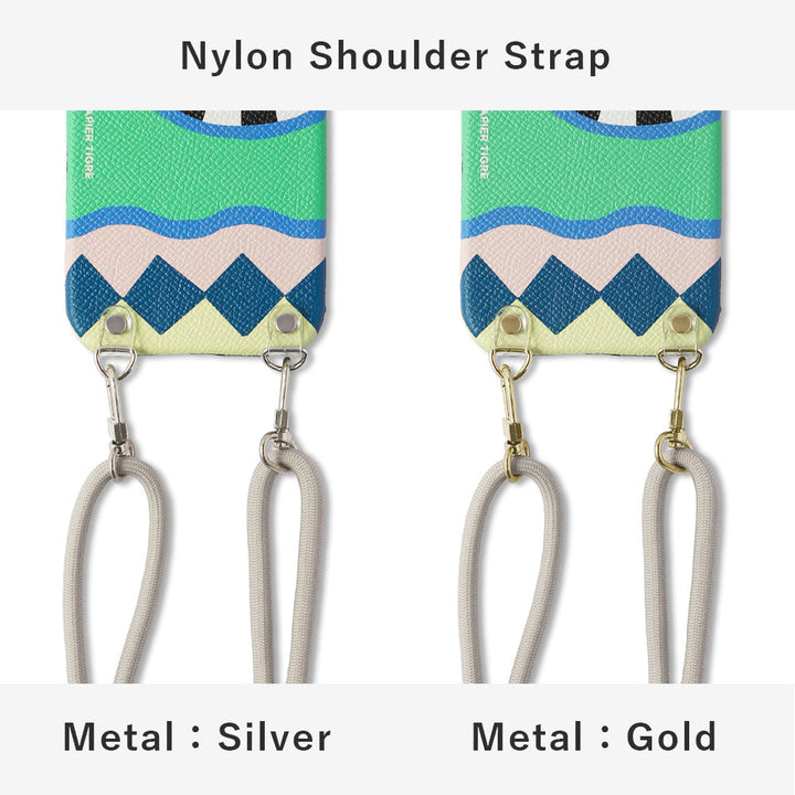 PAPIER TIGRE ICE GREEN Étui arrière en cuir véritable