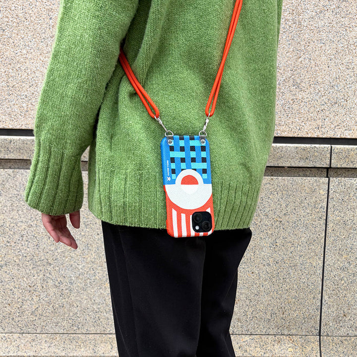 PAPIER TIGRE ICE GREEN Étui arrière en cuir véritable