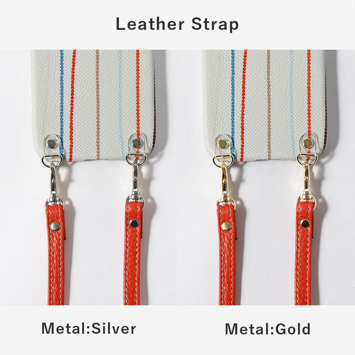 Sabine Finkenauer Petals_2024_A étui arrière en cuir véritable