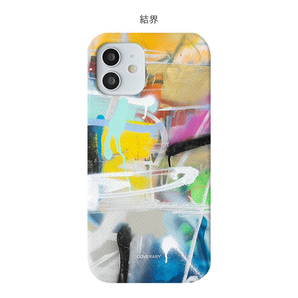 谷田一郎 × COVERARY 本革 コラボ背面ケース