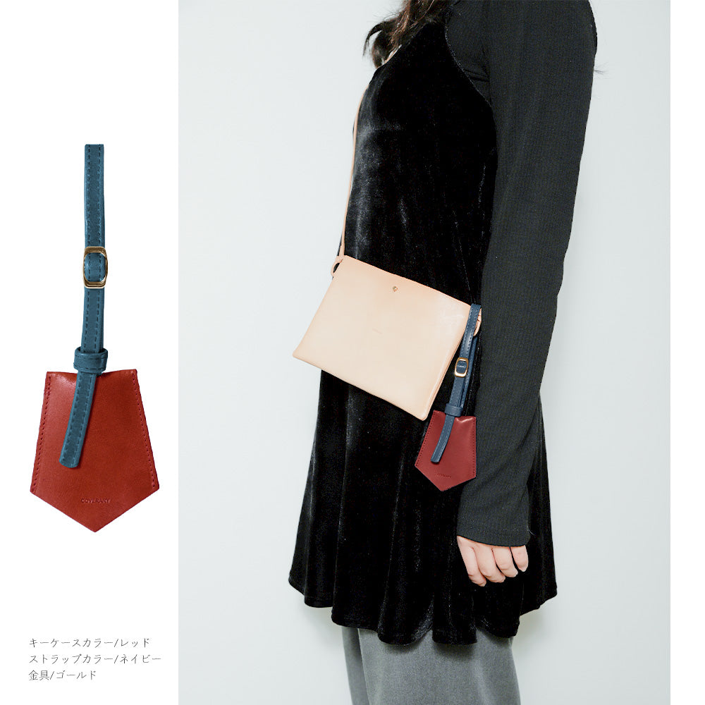 アクセサリー 本革 栃木レザー クロシェット キーケース バッグチャーム