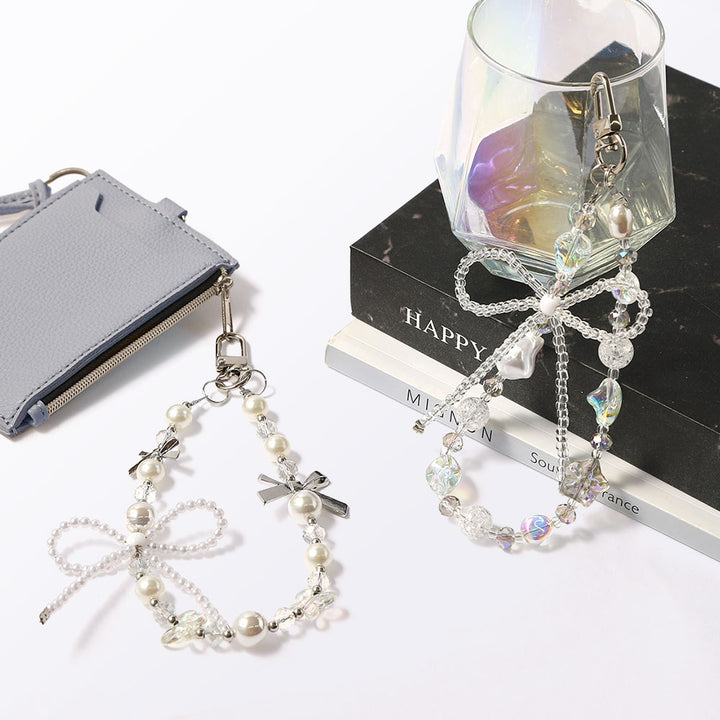 Accessoire Charme en perles ruban