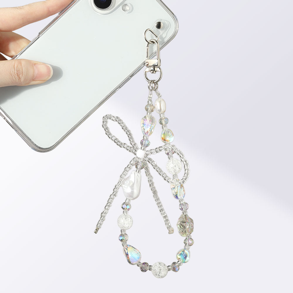 Accessoire Charme en perles ruban
