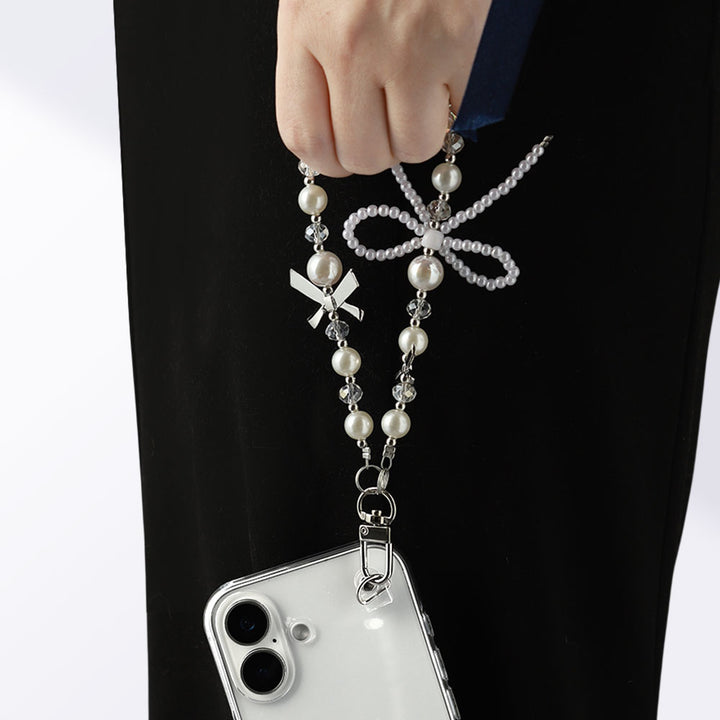 Accessoire Charme en perles ruban