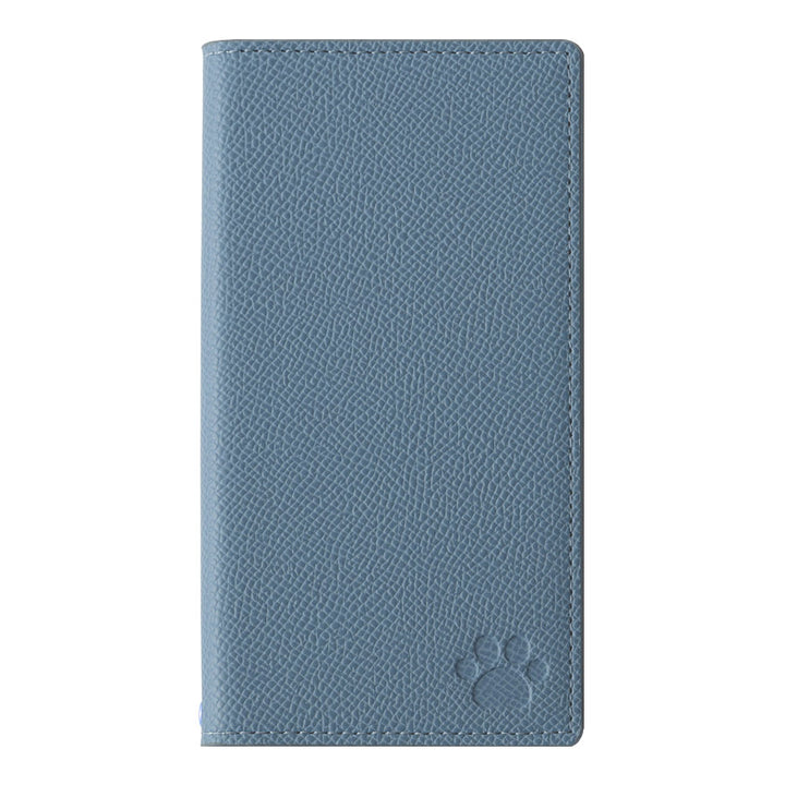 ヴィーガンレザー ネコ型ポケット バイカラー スタンド機能 手帳型ケース AQUOSシリーズ