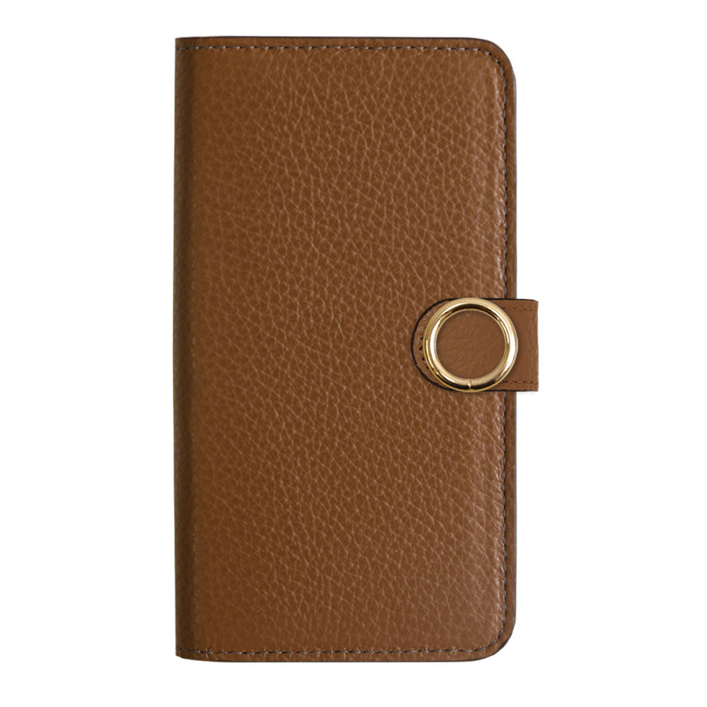 Cuir véritable 32 couleurs cuir italien grainé étui portefeuille avec anneau doré pour cartes (avec ceinture) série Google Pixel