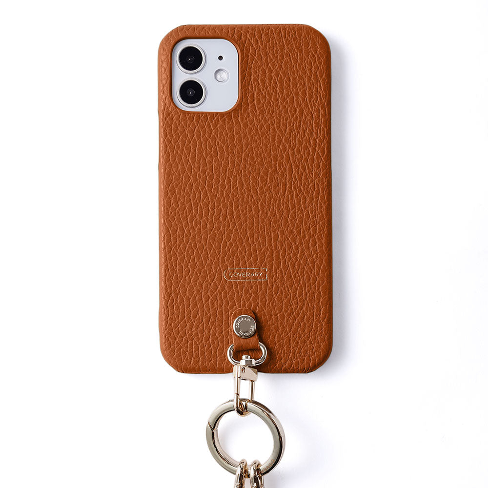 Genuine leather 32 colors Italian shrink leather heart-shaped pouch & shoulder strap included back case AQUOS series