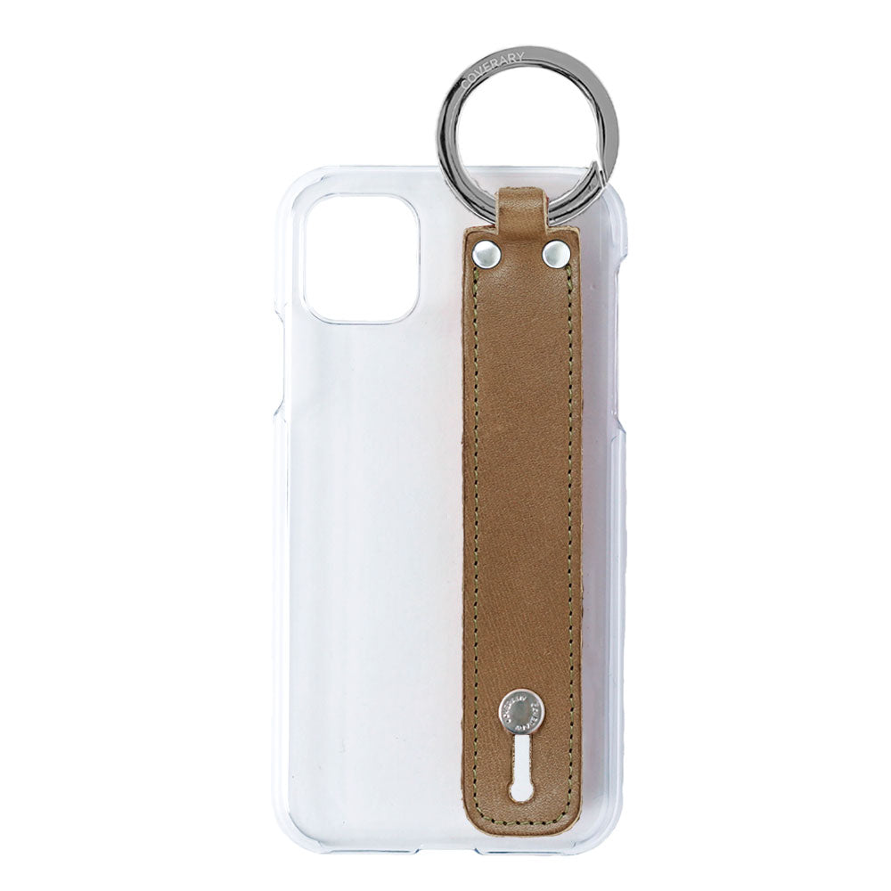 Étui transparent en cuir véritable cuir Tochigi avec poignée à main, étui arrière pour la série AQUOS