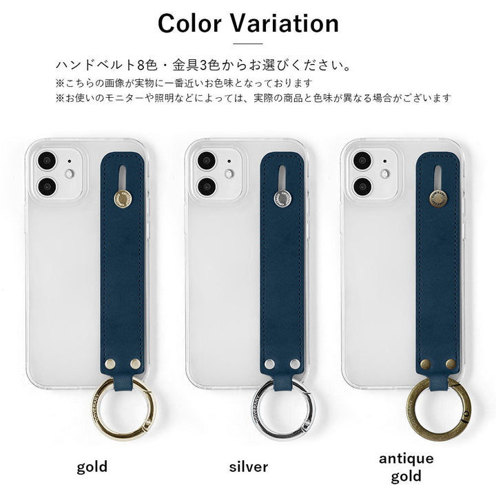 Étui transparent en cuir véritable cuir Tochigi avec poignée à main, étui arrière pour la série AQUOS