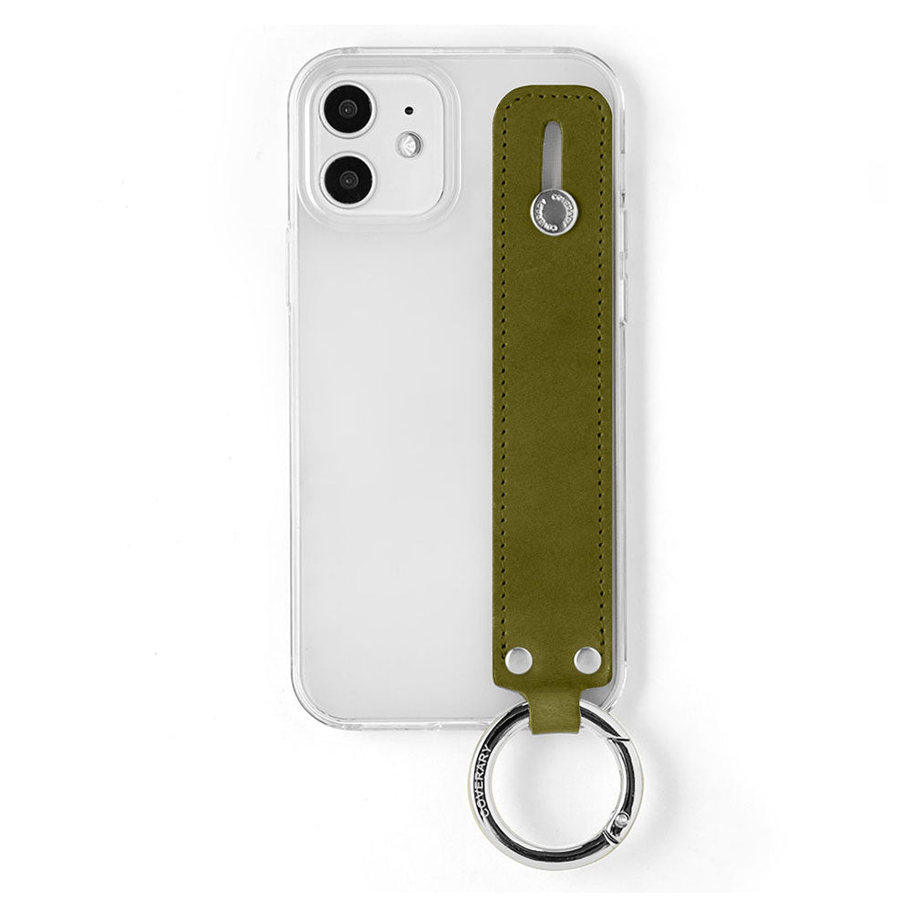 Étui transparent en cuir véritable cuir Tochigi avec poignée à main, étui arrière pour la série AQUOS
