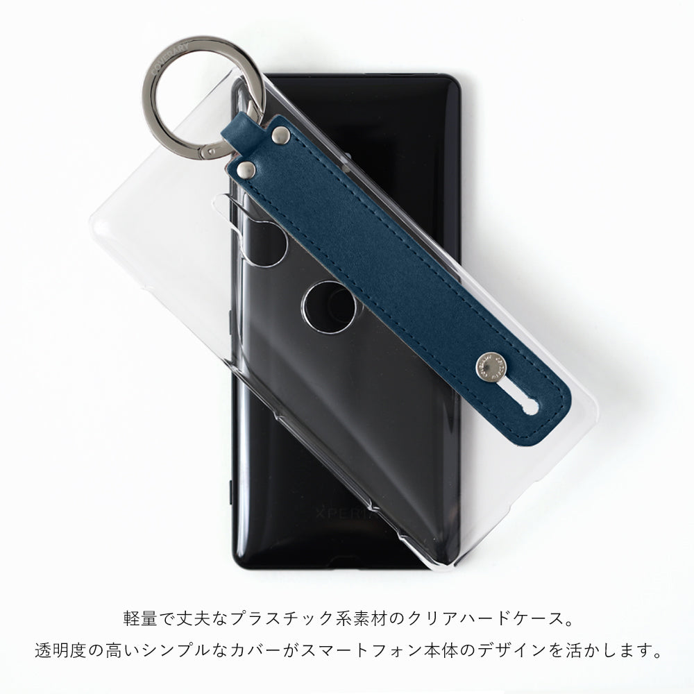 Étui transparent en cuir véritable cuir Tochigi avec poignée à main, étui arrière pour la série iPhone