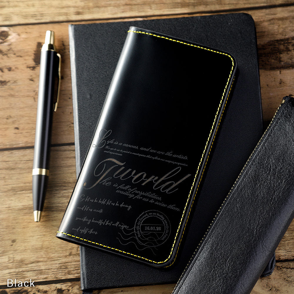 Genuine leather calf leather laser-processed line drawing card storage notebook-style case for Google Pixel series