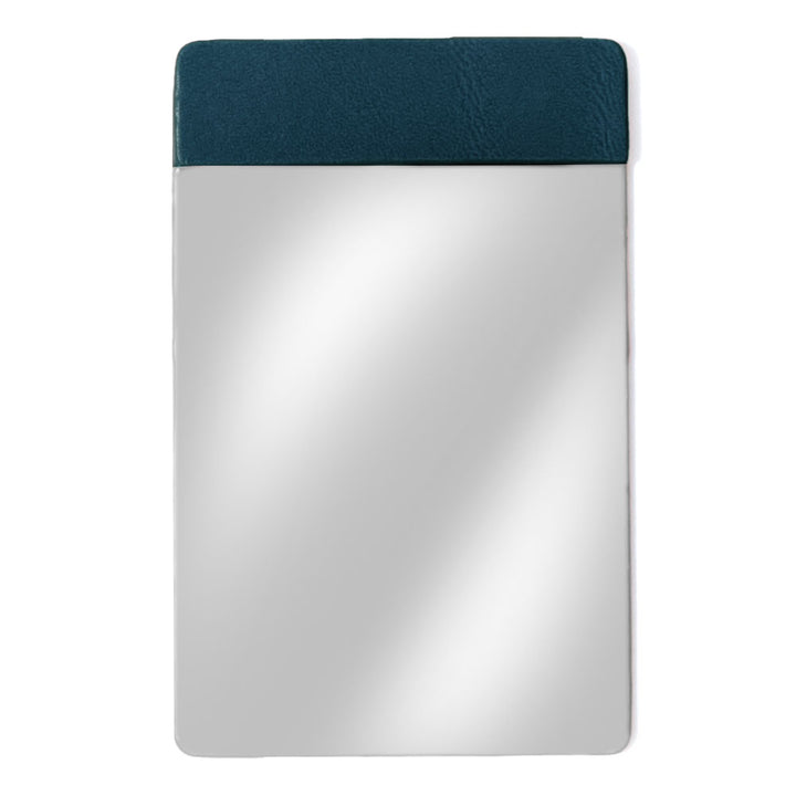 Accessory Genuine Leather Tochigi Leather Stainless Steel Card-Type Mirror