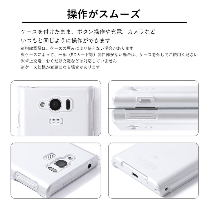 Étui transparent en cuir véritable avec étui pour écouteurs et sangle d'épaule à anneau (avec réglage de la ferrure) et étui arrière