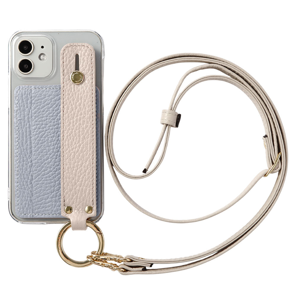 Clear Case Genuine Leather 32 Colors Italian Shrink Leather Card Storage With Hand Belt & Shoulder Strap Back Case Google Pixel Series