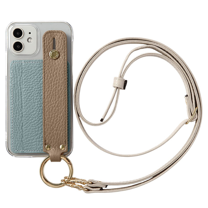 Clear Case Genuine Leather 32 Colors Italian Shrink Leather Card Storage With Hand Belt & Shoulder Strap Back Case Google Pixel Series