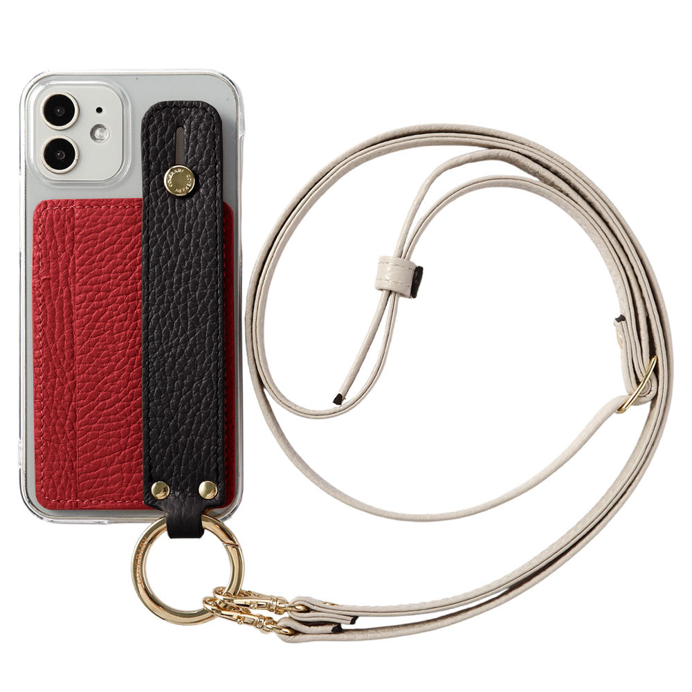 Clear Case Genuine Leather 32 Colors Italian Shrink Leather Card Storage With Hand Belt & Shoulder Strap Back Case Google Pixel Series