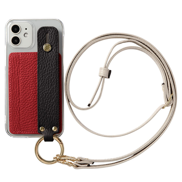 Clear Case Genuine Leather 32 Colors Italian Shrink Leather Card Storage With Hand Belt & Shoulder Strap Back Case Google Pixel Series