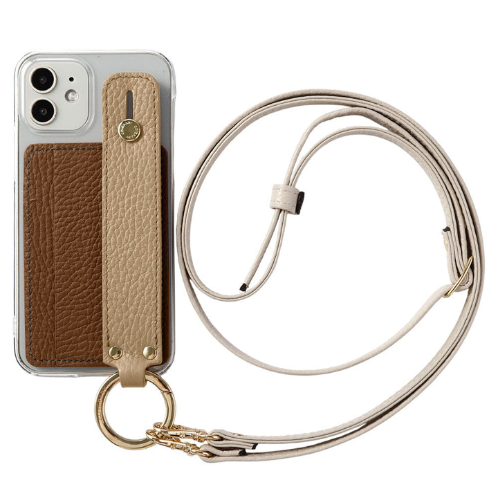 Clear Case Genuine Leather 32 Colors Italian Shrink Leather Card Storage With Hand Belt & Shoulder Strap Back Case Google Pixel Series