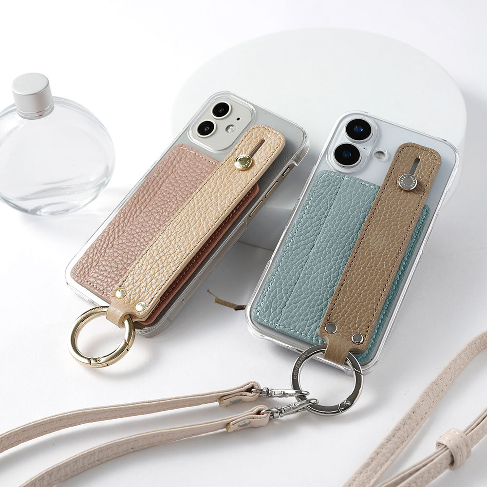 Clear Case Genuine Leather 32 Colors Italian Shrink Leather Card Storage With Hand Belt & Shoulder Strap Back Case Google Pixel Series