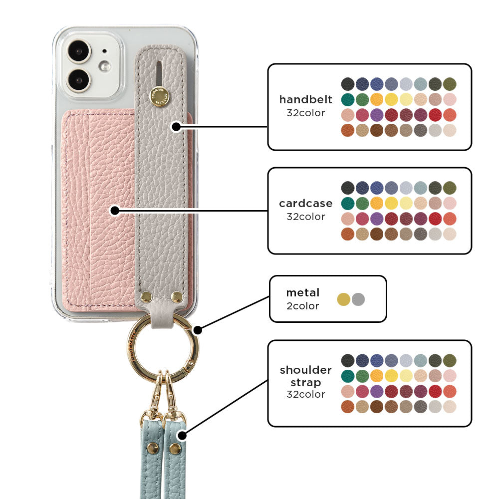 Clear Case Genuine Leather 32 Colors Italian Shrink Leather Card Storage With Hand Belt & Shoulder Strap Back Case Google Pixel Series