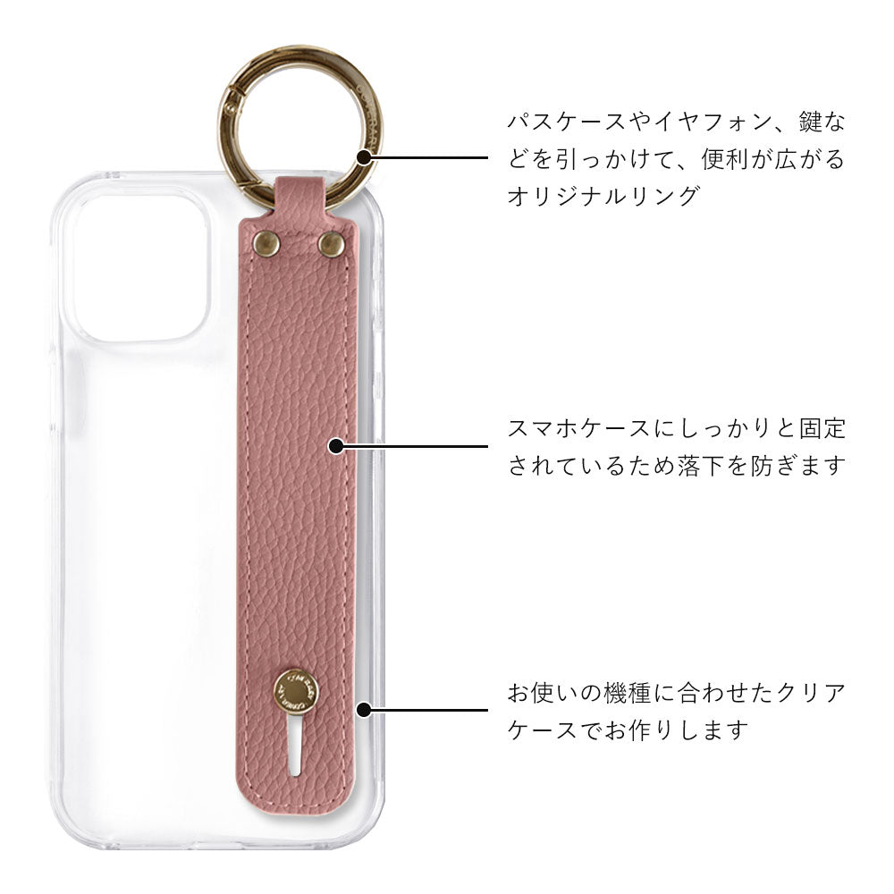 Clear Case Vegan Leather Grain Processing Dusty Color With Hand Belt & Shoulder Strap Back Case Google Pixel Series