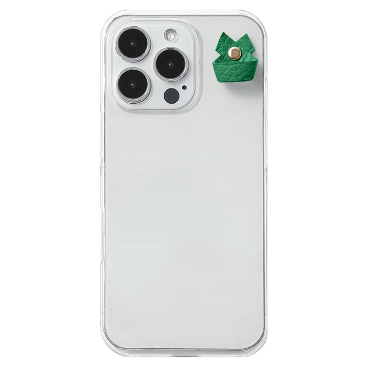 Coque transparente en cuir véritable 32 couleurs cuir italien grainé avec porte-charm simple Coque arrière pour série Xperia