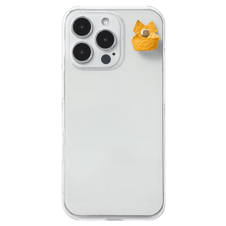 Coque transparente en cuir véritable 32 couleurs cuir italien grainé avec porte-charm simple Coque arrière pour série Xperia
