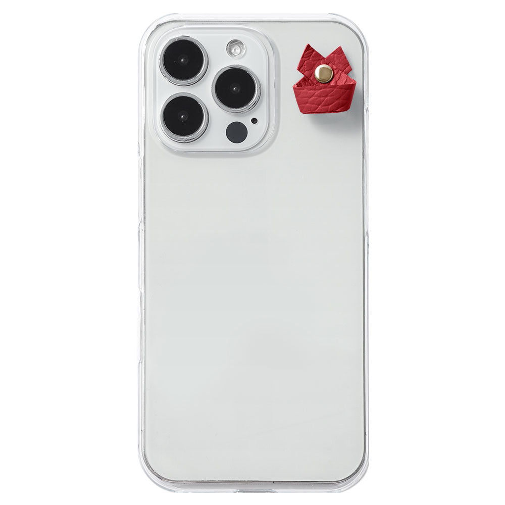 Coque transparente en cuir véritable 32 couleurs cuir italien grainé avec porte-charm simple Coque arrière pour série Xperia